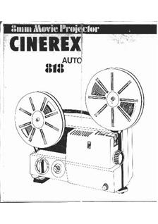 Cinerex 818 Auto Dual manual. Camera Instructions.